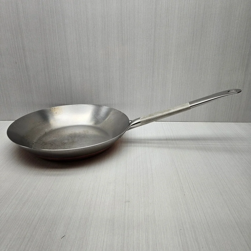 Revere Ware Institutional Stainless Fry Pan Patio 12